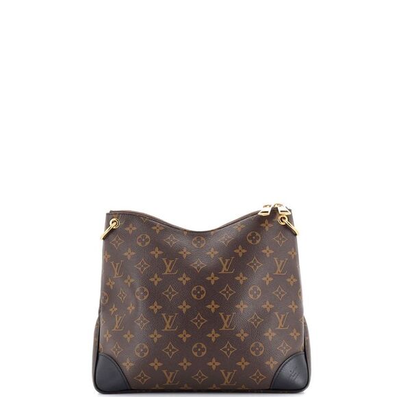 Louis Vuitton Odeon NM Handbag Monogram Canvas MM Black, Brown - Picture 3 of 8